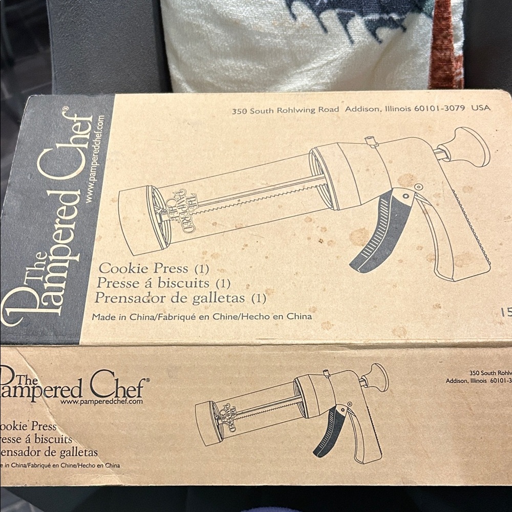 The Pampered Chef Cookie Press new in original box